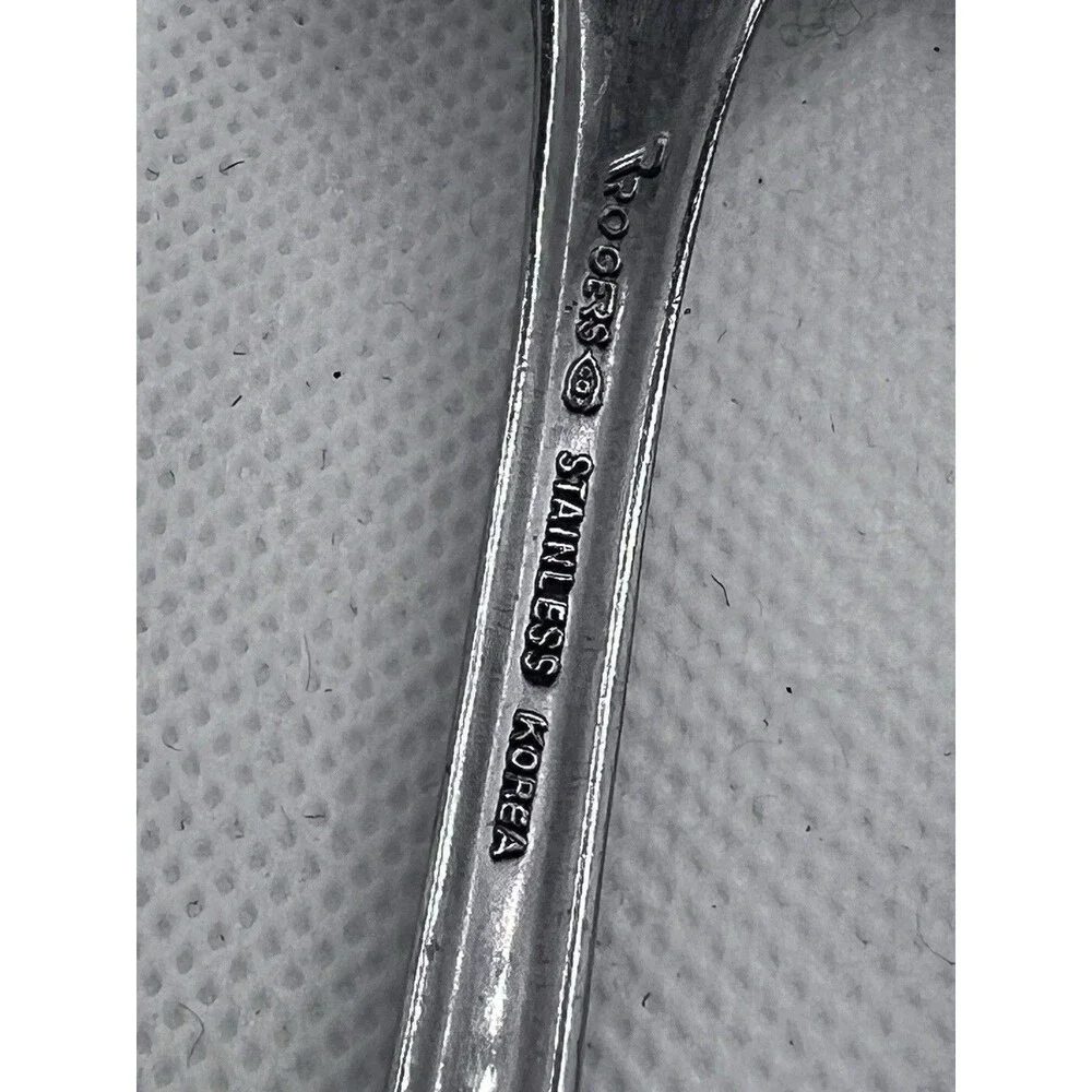 8 Stanley Roberts Rogers Lavalier Stainless dinner & Salad Forks Flatware